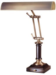 16 1/2" Piano Desk Lamp with Decorative Base